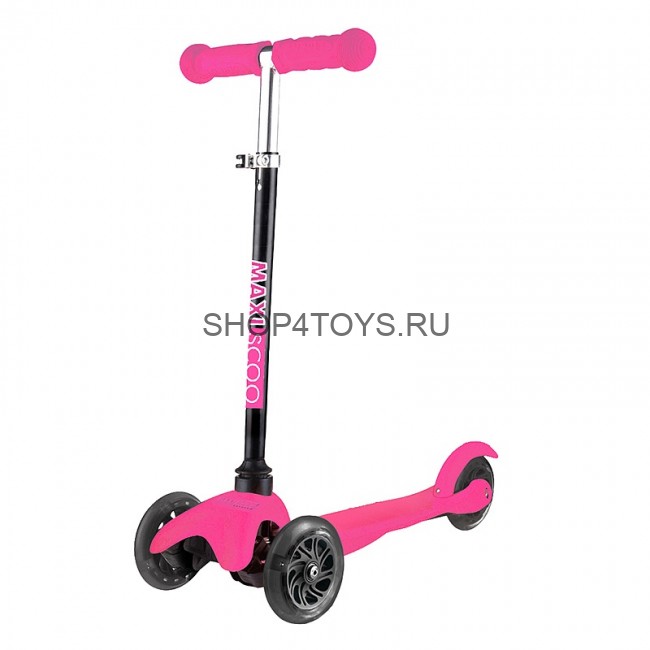 Самокат Maxiscoo Baby Трехколесный Детский со Светящимися Колесами, Розовый - MSC-B101704 Самокат Maxiscoo Baby Трехколесный Детский со Светящимися Колесами, Розовый - MSC-B101704