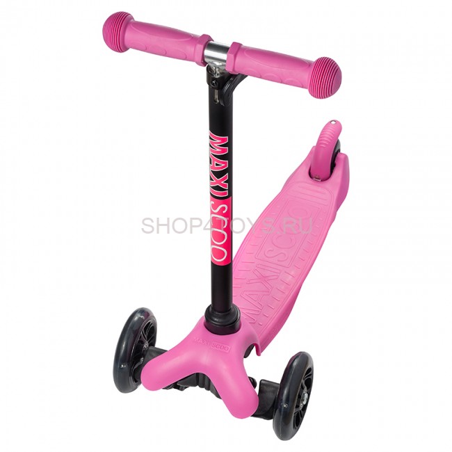 Самокат Maxiscoo Baby Трехколесный Детский со Светящимися Колесами, Розовый - MSC-B101704 Самокат Maxiscoo Baby Трехколесный Детский со Светящимися Колесами, Розовый - MSC-B101704