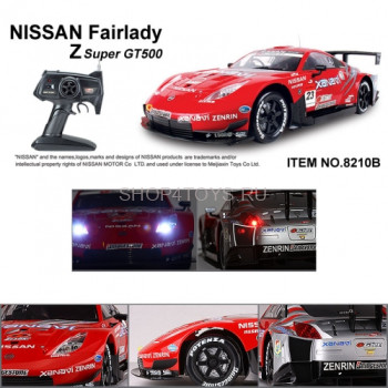 Радиоуправляемая машина MJX Nissan GT500 1:10 - 8210B Полноуправляемая модель, полностью повторяющая внешний вид автомобиля Ниссан GT 500. Игрушка официально лицензирована.