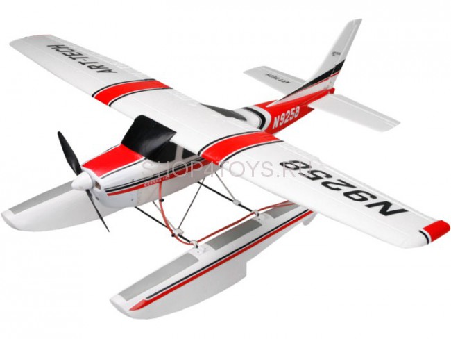 Радиоуправляемый самолет Art-tech Cessna 182 400 Class с лыжами 2.4G - 2101T Радиоуправляемый самолет Art-tech Cessna 182 400 Class с лыжами 2.4G - 2101T