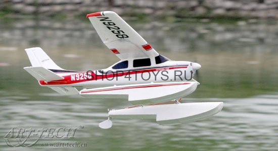Радиоуправляемый самолет Art-tech Cessna 182 400 Class с лыжами 2.4G - 2101T Радиоуправляемый самолет Art-tech Cessna 182 400 Class с лыжами 2.4G - 2101T