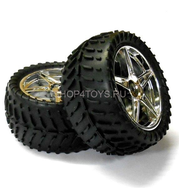 Передние колеса в сборе HSP (06101+06009V) - HSP06010V-SILVER