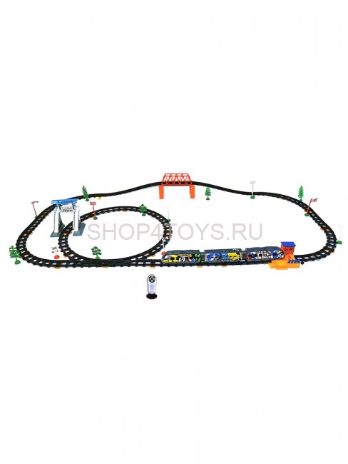 Железная дорога с пультом управления (поезд Экспресс, длина 616 см, свет, звук) - 2817Y