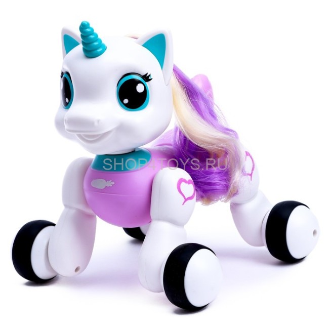 Радиоуправляемый робот Фиолетовый Единорог Пультовод - ZYB-B3832-1-BLUE Радиоуправляемый робот Фиолетовый Единорог Пультовод - ZYB-B3832-1-BLUE