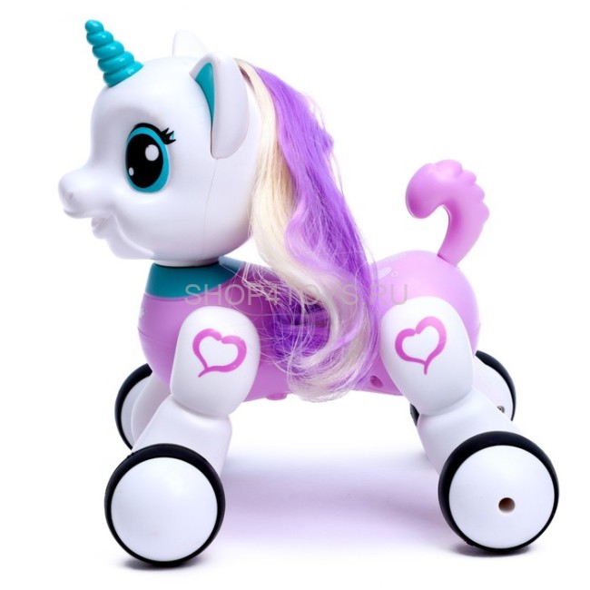 Радиоуправляемый робот Фиолетовый Единорог Пультовод - ZYB-B3832-1-BLUE Радиоуправляемый робот Фиолетовый Единорог Пультовод - ZYB-B3832-1-BLUE