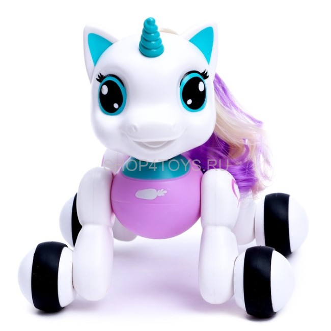 Радиоуправляемый робот Фиолетовый Единорог Пультовод - ZYB-B3832-1-BLUE Радиоуправляемый робот Фиолетовый Единорог Пультовод - ZYB-B3832-1-BLUE
