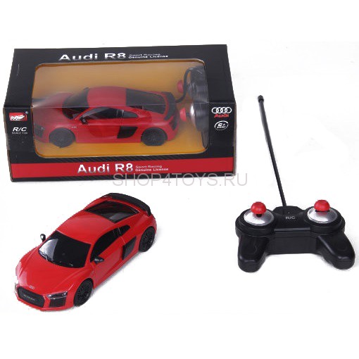 Радиоуправляемая машина MZ Audi R8 Red 1:24 - 27057-R Радиоуправляемая машина MZ Audi R8 Red 1:24 - 27057-R