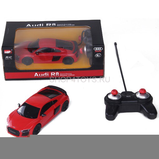 Радиоуправляемая машина MZ Audi R8 Red 1:24 - 27057-R Радиоуправляемая машина MZ Audi R8 Red 1:24 - 27057-R