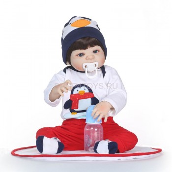 Реборн силиконовый мальчик Коля Кукла реборн мальчик силиконовый, выглядит как настоящий ребенок, очень реалистичный. Купить недорого куклу реборн можно в нашем интернет магазине.