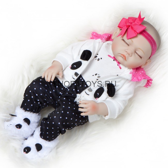Реборн силиконовая девочка Настюшка