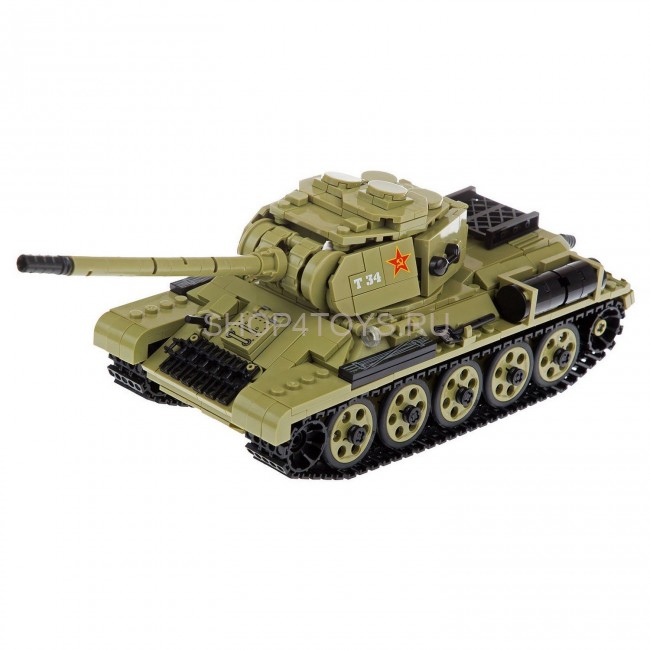 Конструктор Армия России ''Танк Т-34'' (969 деталей) - АР-01014 Конструктор Армия России ''Танк Т-34'' (969 деталей) - АР-01014