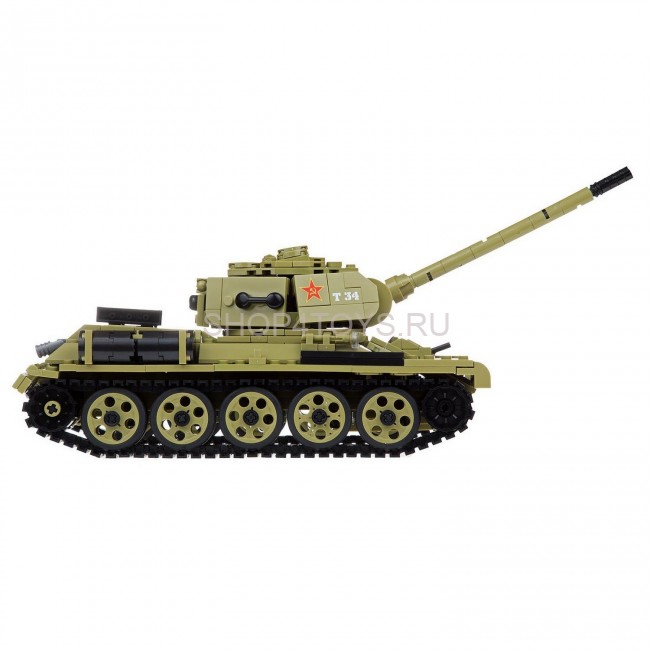 Конструктор Армия России ''Танк Т-34'' (969 деталей) - АР-01014 Конструктор Армия России ''Танк Т-34'' (969 деталей) - АР-01014