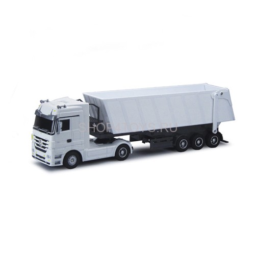 Радиоуправляемый грузовик Mercedes-Benz Actros Dump Trailer 1:32 - QY1101C-W Радиоуправляемый грузовик Mercedes-Benz Actros Dump Trailer 1:32 - QY1101C-W