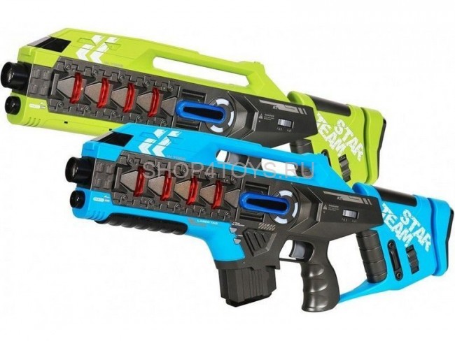 Набор для лазертага Winyea Call of Life Star-Team (2 автомата, синий и зеленый) - W7006D-GB Набор для лазертага Winyea Call of Life Star-Team (2 автомата, синий и зеленый) - W7006D-GB
