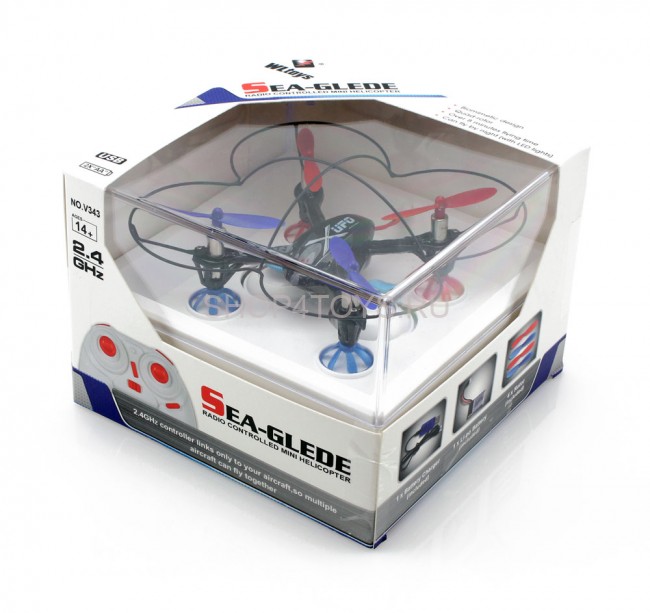 Радиоуправляемый микро квадрокоптер WLtoys - V343