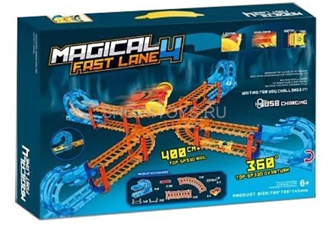 Автотрек BSQ Magical Fast Line, длина полотна 400 см - BSQ-3062 Автотрек BSQ Magical Fast Line, длина полотна 400 см - BSQ-3062