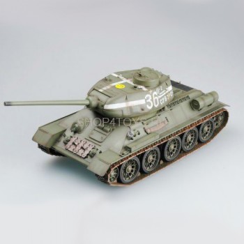 Радиоуправляемый танк WSN/Trumpeter Т34 2.4G 1:16 - 00807 Радиоуправляемая модель копия самого знаменитого Советского танка времен Великой Отечественной войны Т-34 для "танкового боя" в масштабе 1:16.