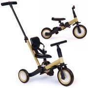 Детский беговел-велосипед 4в1 с родительской ручкой, бежевый - TR007-BEIGE Детский беговел-велосипед 4в1 с родительской ручкой, бежевый - TR007-BEIGE