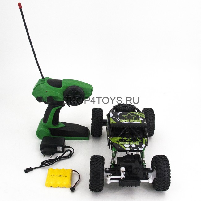 Радиоуправляемый зеленый Краулер 4WD 1:18 - 699-83 Радиоуправляемый зеленый Краулер 4WD 1:18 - 699-83