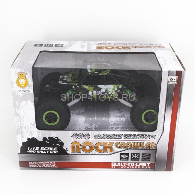 Радиоуправляемый зеленый Краулер 4WD 1:18 - 699-83 Радиоуправляемый зеленый Краулер 4WD 1:18 - 699-83