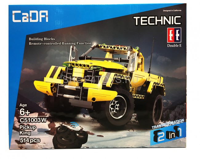 Радиоуправляемый конструктор джип Cada Technics 2 в 1 - 2.4G - C51003W