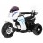 Детский велосипед / электромотоцикл 6V - HL-108-WHITE
