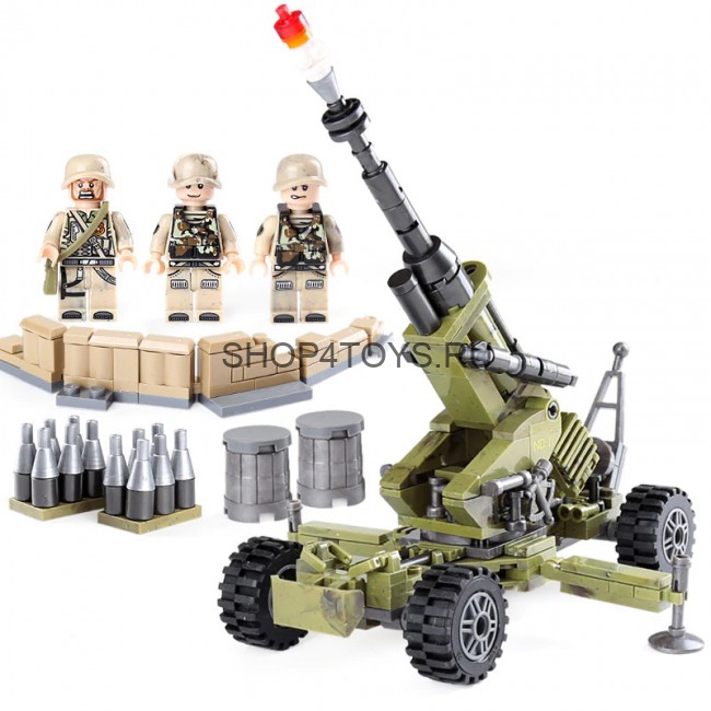 Конструктор XingBao Зенитная пушка (350 деталей) - XB-06011 Конструктор XingBao Зенитная пушка (350 деталей) - XB-06011