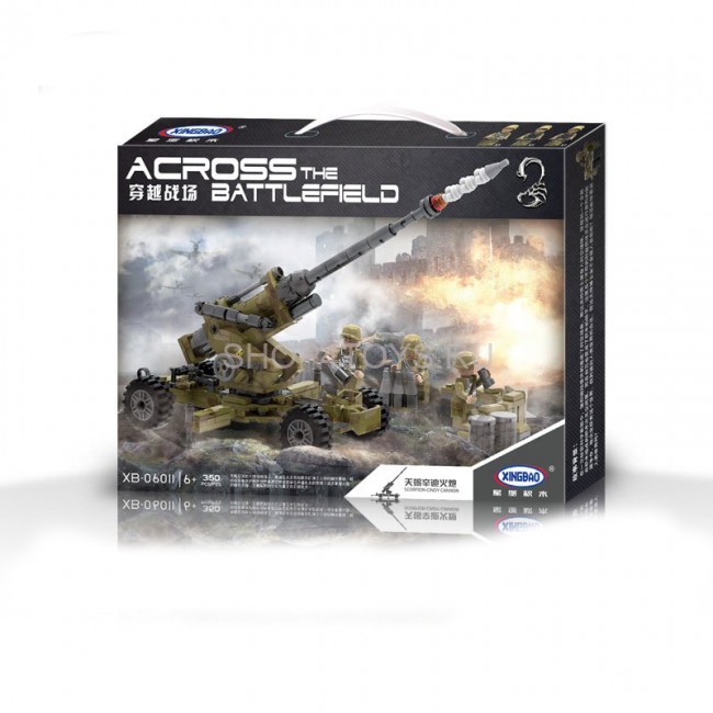 Конструктор XingBao Зенитная пушка (350 деталей) - XB-06011 Конструктор XingBao Зенитная пушка (350 деталей) - XB-06011