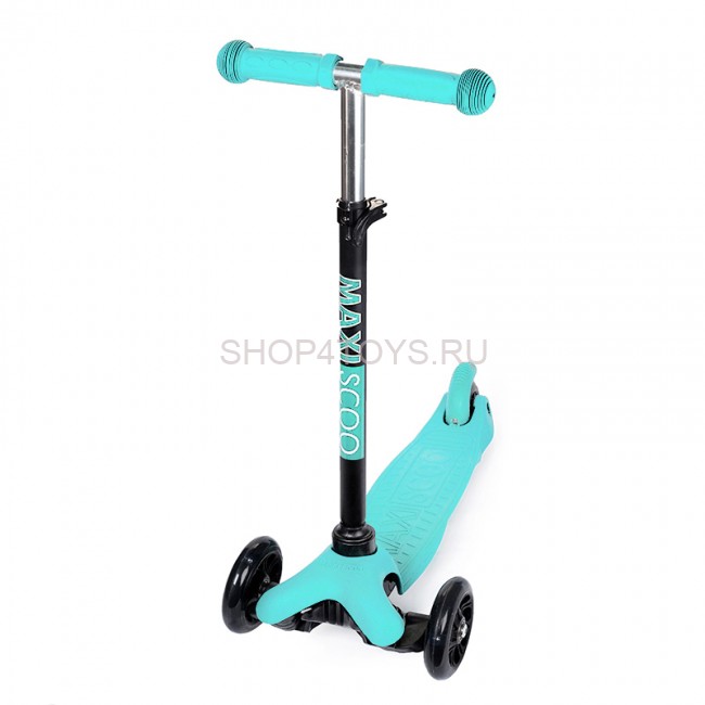 Самокат Maxiscoo Baby Трехколесный Детский со Светящимися Колесами, Мятный - MSC-B091805 Самокат Maxiscoo Baby Трехколесный Детский со Светящимися Колесами, Мятный - MSC-B091805