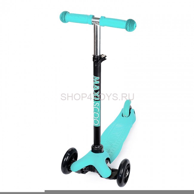 Самокат Maxiscoo Baby Трехколесный Детский со Светящимися Колесами, Мятный - MSC-B091805 Самокат Maxiscoo Baby Трехколесный Детский со Светящимися Колесами, Мятный - MSC-B091805