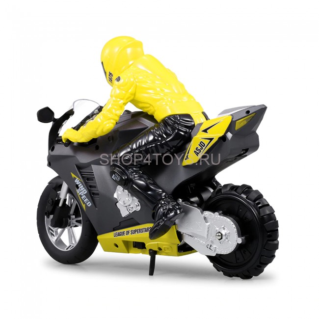 Радиоуправляемый мотоцикл (дрифт, GYRO, 1:6) 2.4G - HC-801-YELLOW Радиоуправляемый мотоцикл (дрифт, GYRO, 1:6) 2.4G - HC-801-YELLOW