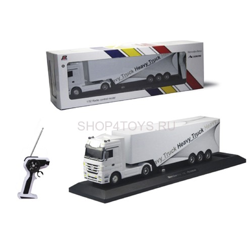 Радиоуправляемый грузовик Mercedes-Benz Actros 1:32 - QY1101-W Радиоуправляемый грузовик Mercedes-Benz Actros 1:32 - QY1101-W