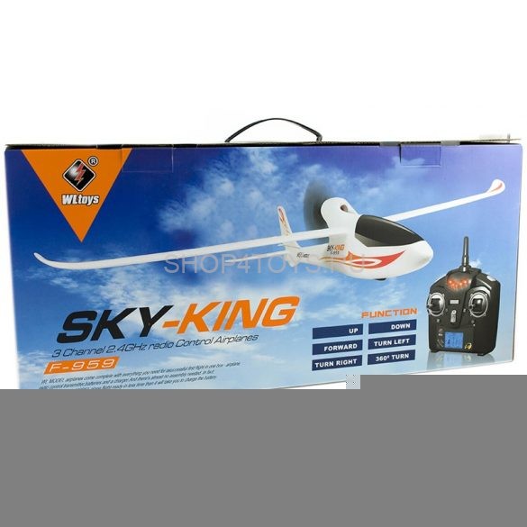 Радиоуправляемый планер WL Toys F959S Sky King 6-AXIS GYRO 2.4G - F959S Радиоуправляемый планер WL Toys F959S Sky King 6-AXIS GYRO 2.4G - F959S