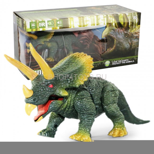 Радиоуправляемый робот ZF динозавр Трицератопс - 9988