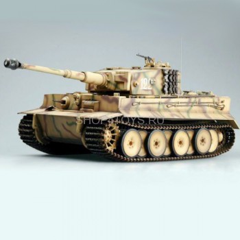 Радиоуправляемый танк WSN/Trumpeter Тiger 2.4G 1:16 - 00808 Радиоуправляемая модель копия самого знаменитого Немецкого танка времен Второй Мировой войны Тигр для "танкового боя" в масштабе 1:16.