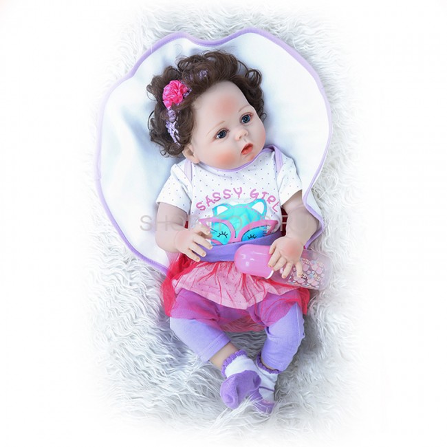 Реборн силиконовая девочка Лика