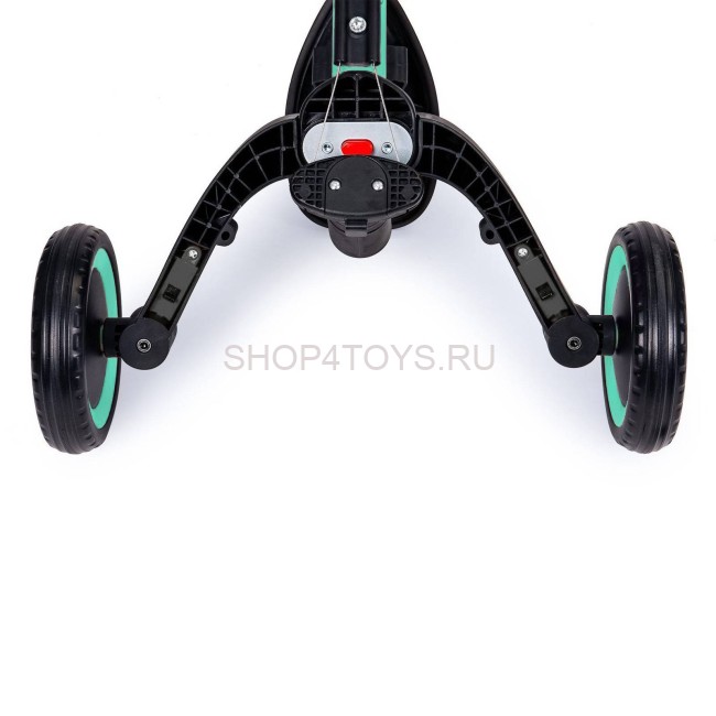Детский беговел-велосипед 4в1 с родительской ручкой, зеленый - TR007-CYAN Детский беговел-велосипед 4в1 с родительской ручкой, зеленый - TR007-CYAN