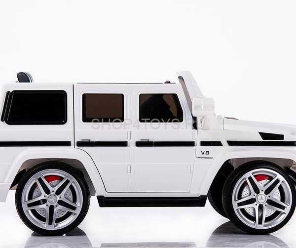 Радиоуправляемый детский электромобиль Мерседес Mercedes Benz G55 White 12V 2.4G - DMD-178-W