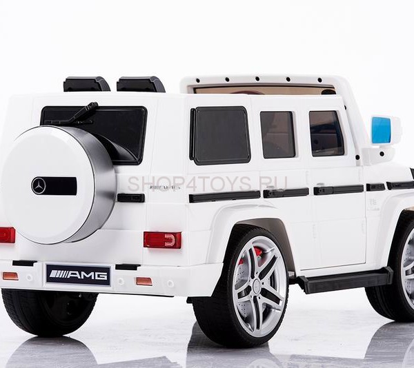 Радиоуправляемый детский электромобиль Мерседес Mercedes Benz G55 White 12V 2.4G - DMD-178-W