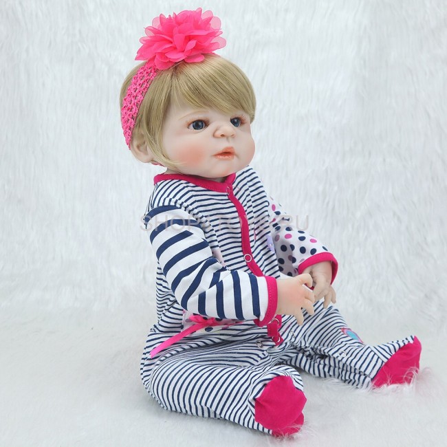 Реборн силиконовая девочка Ника