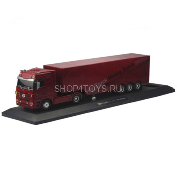 Радиоуправляемый грузовик Mercedes-Benz Actros 1:32 - QY1101-R Радиоуправляемый тягач  Mercedes-Benz с прицепом, который можно пристегивать и отстегивать с пульта