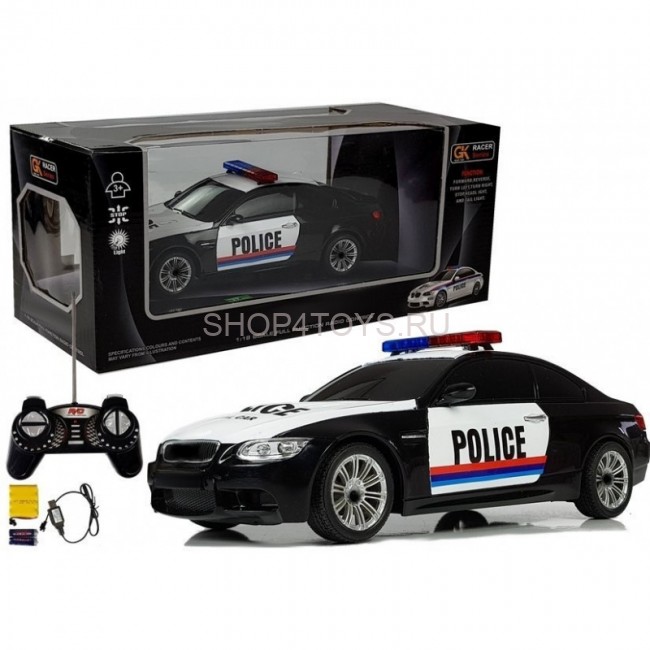 Радиоуправляемая машина GK Racer BMW M3 Coupe POLICE масштаб 1:18 - 866-1803PB-BLACK Радиоуправляемая машина GK Racer BMW M3 Coupe POLICE масштаб 1:18 - 866-1803PB-BLACK