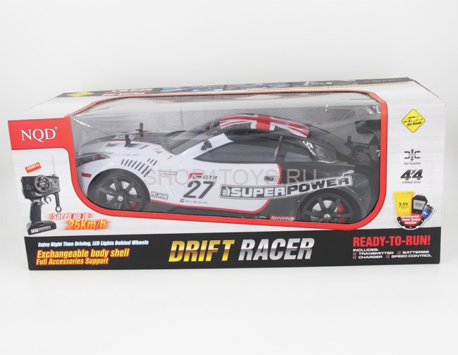 Радиоуправляемая спортивная машина для дрифта 1:10 - 757-4WD01-27 Радиоуправляемая спортивная машина для дрифта 1:10 - 757-4WD01-27