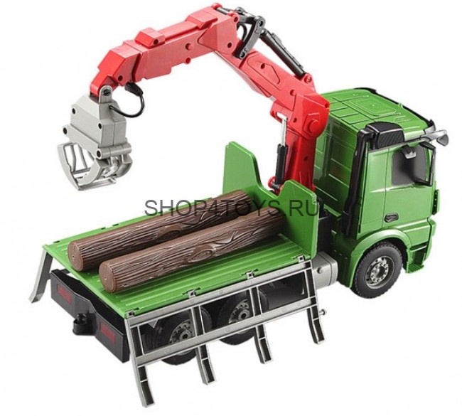 Радиоуправляемый кран - лесовоз Double E Mercedes-Benz Arocs 1:20 2.4G - E352-003 Радиоуправляемый кран - лесовоз Double E Mercedes-Benz Arocs 1:20 2.4G - E352-003