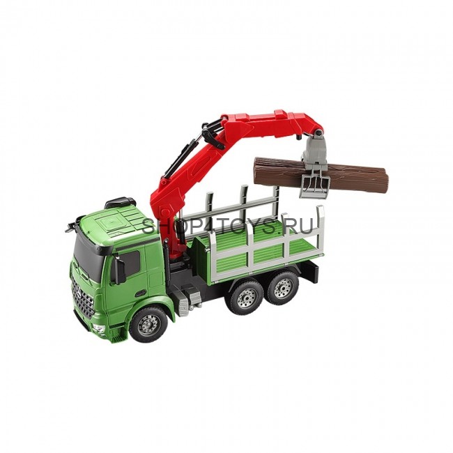 Радиоуправляемый кран - лесовоз Double E Mercedes-Benz Arocs 1:20 2.4G - E352-003 Радиоуправляемый кран - лесовоз Double E Mercedes-Benz Arocs 1:20 2.4G - E352-003