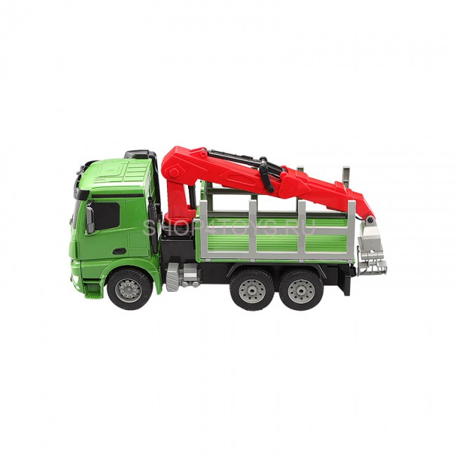 Радиоуправляемый кран - лесовоз Double E Mercedes-Benz Arocs 1:20 2.4G - E352-003 Радиоуправляемый кран - лесовоз Double E Mercedes-Benz Arocs 1:20 2.4G - E352-003