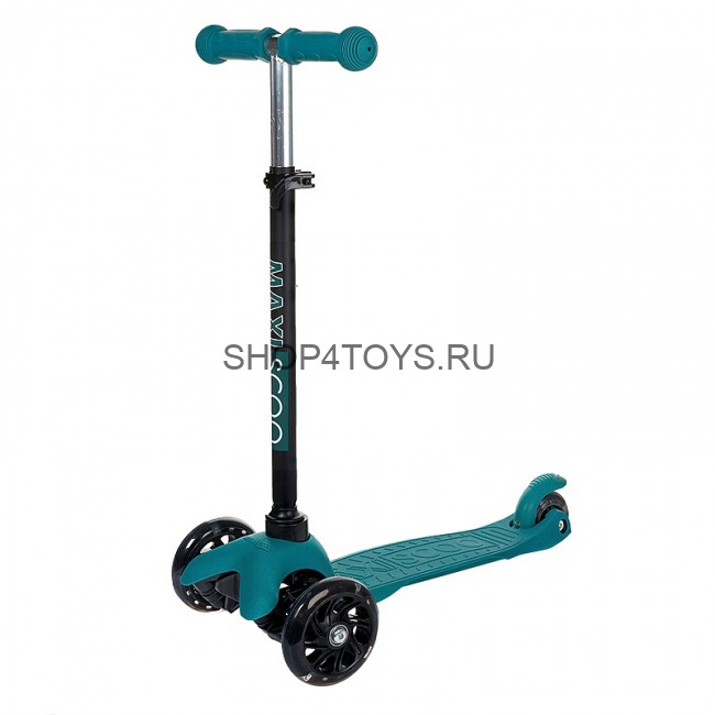 Самокат Maxiscoo Baby Трехколесный Детский со Светящимися Колесами, Изумрудный - MSC-B091802 Самокат Maxiscoo Baby Трехколесный Детский со Светящимися Колесами, Изумрудный - MSC-B091802