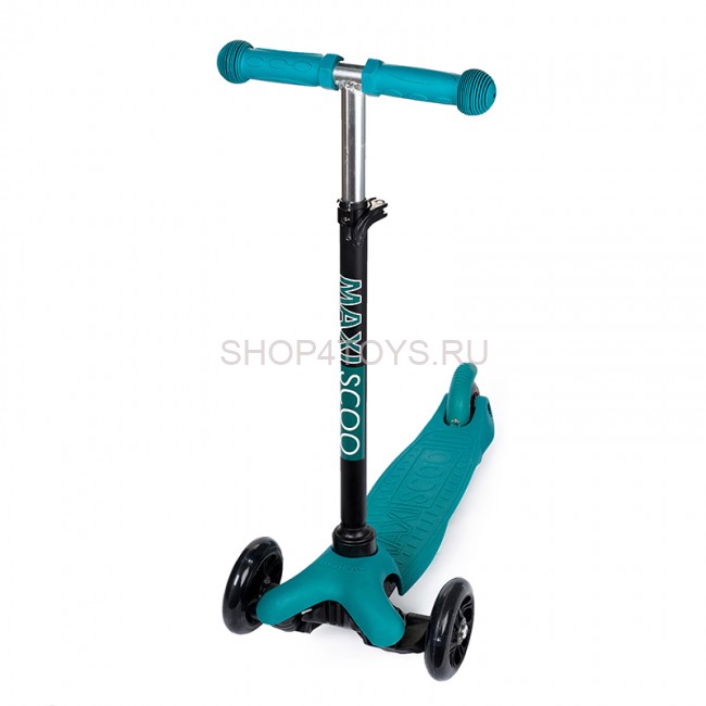 Самокат Maxiscoo Baby Трехколесный Детский со Светящимися Колесами, Изумрудный - MSC-B091802 Самокат Maxiscoo Baby Трехколесный Детский со Светящимися Колесами, Изумрудный - MSC-B091802