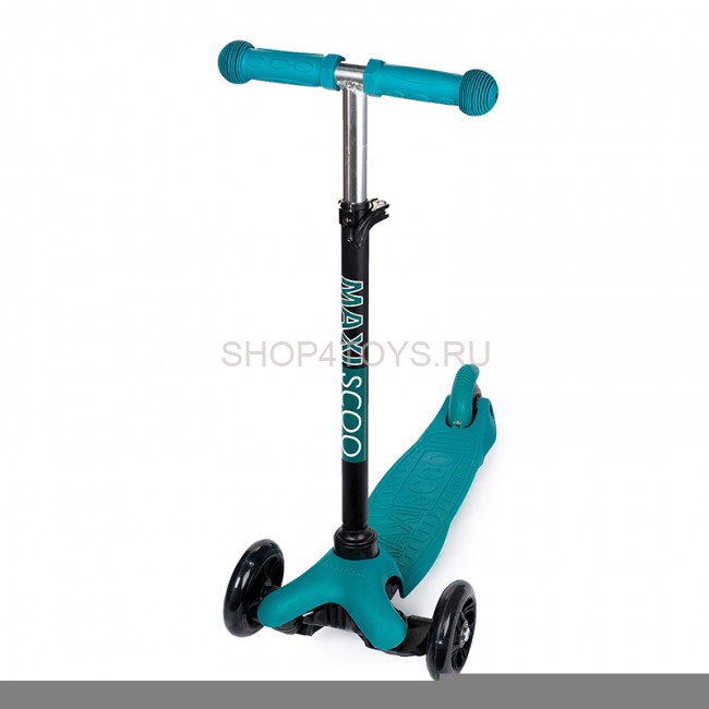 Самокат Maxiscoo Baby Трехколесный Детский со Светящимися Колесами, Изумрудный - MSC-B091802 Самокат Maxiscoo Baby Трехколесный Детский со Светящимися Колесами, Изумрудный - MSC-B091802