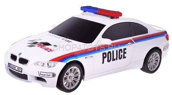 Радиоуправляемая машина GK Racer BMW M3 Coupe POLICE масштаб 1:18 - 866-1803PB-WHITE